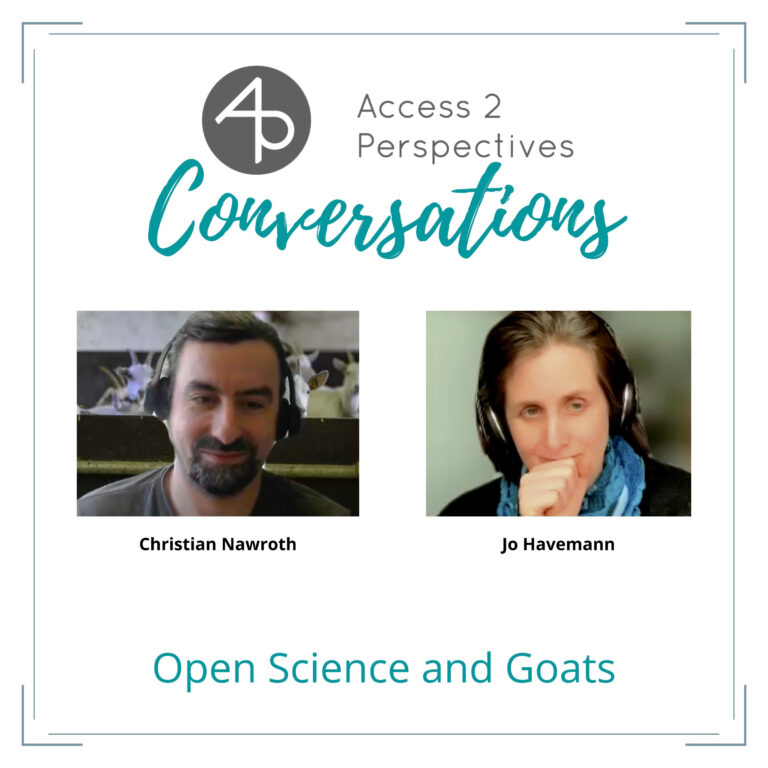 Open Science & Goats – A conversation with Christian Nawroth