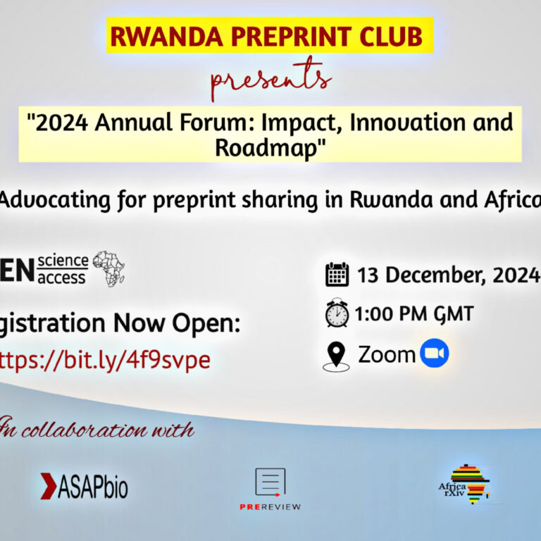 Advocating for Preprint Sharing in Rwanda and Africa